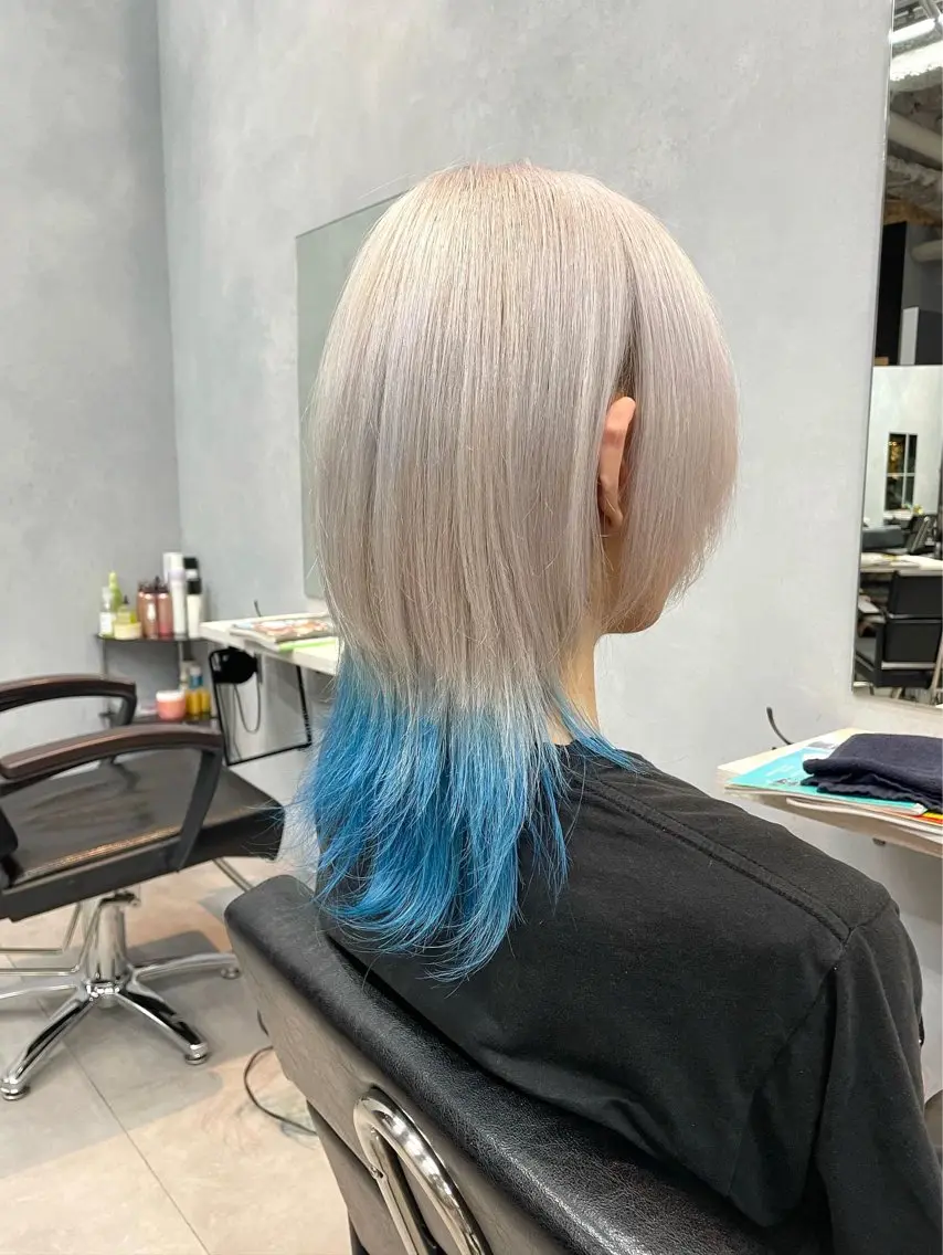 ✨ケアブリーチ込み✨ダブルカラー+インナーの写真