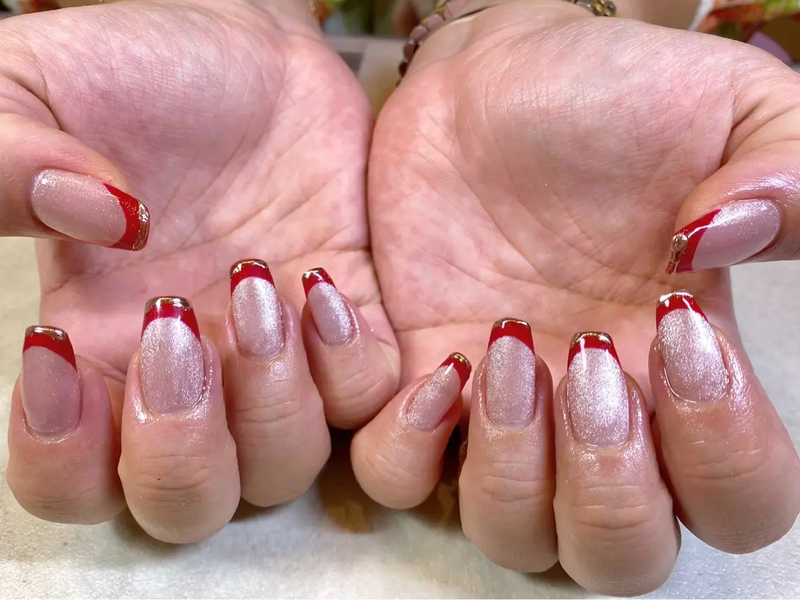 ネイル フレンチネイル Nail R 🌸Nonのネイルデザイン