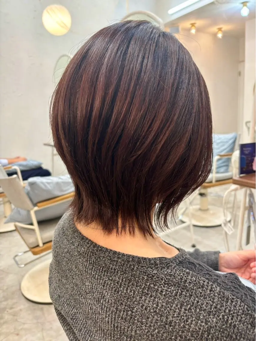 カラー ヘアカラー アギレ ミノリのヘアスタイル