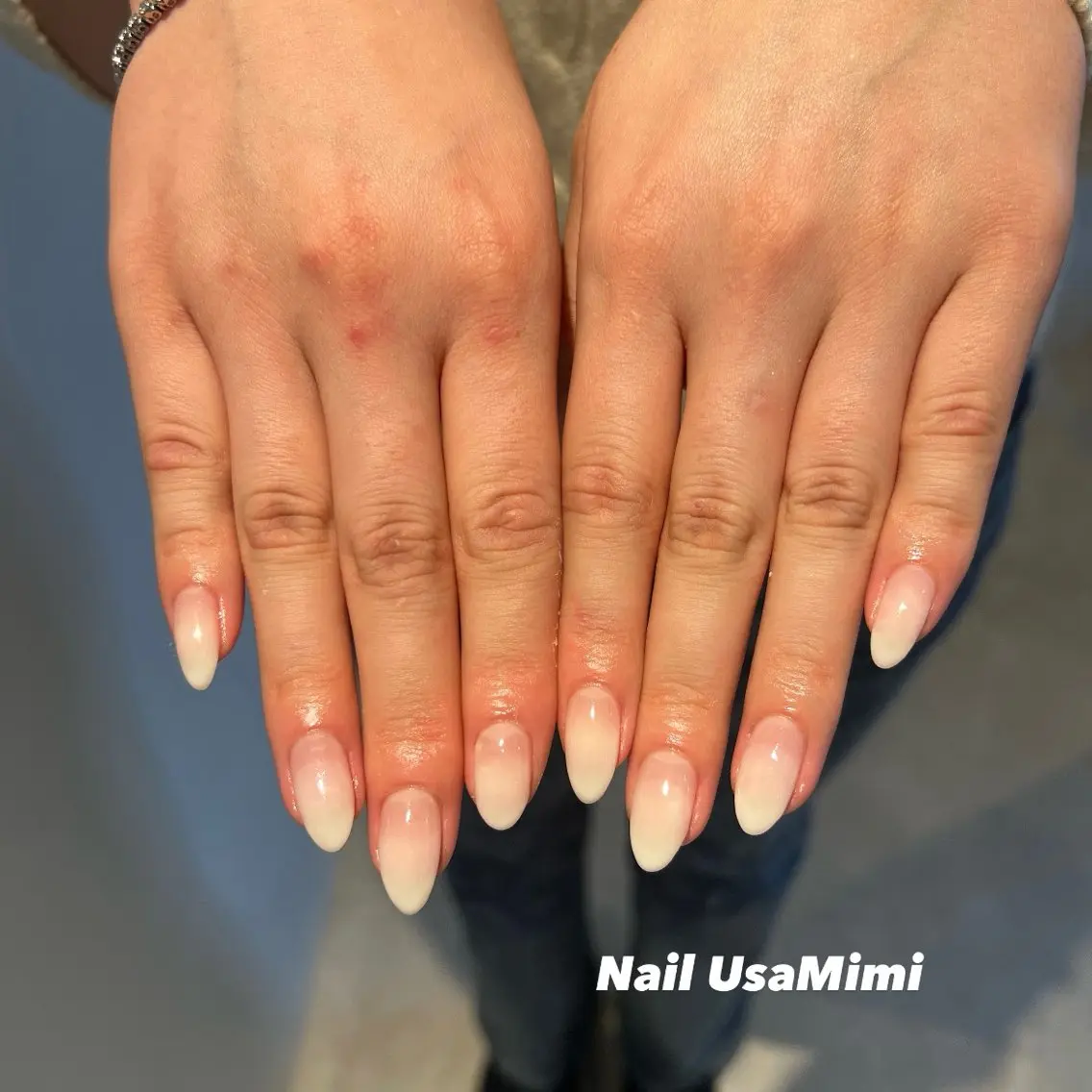 ネイル アートネイル ジェルネイル 韓国ネイル ワンカラーネイル パラジェル ハンドネイル 本町NailUsa Mimi RIKOのネイルデザイン