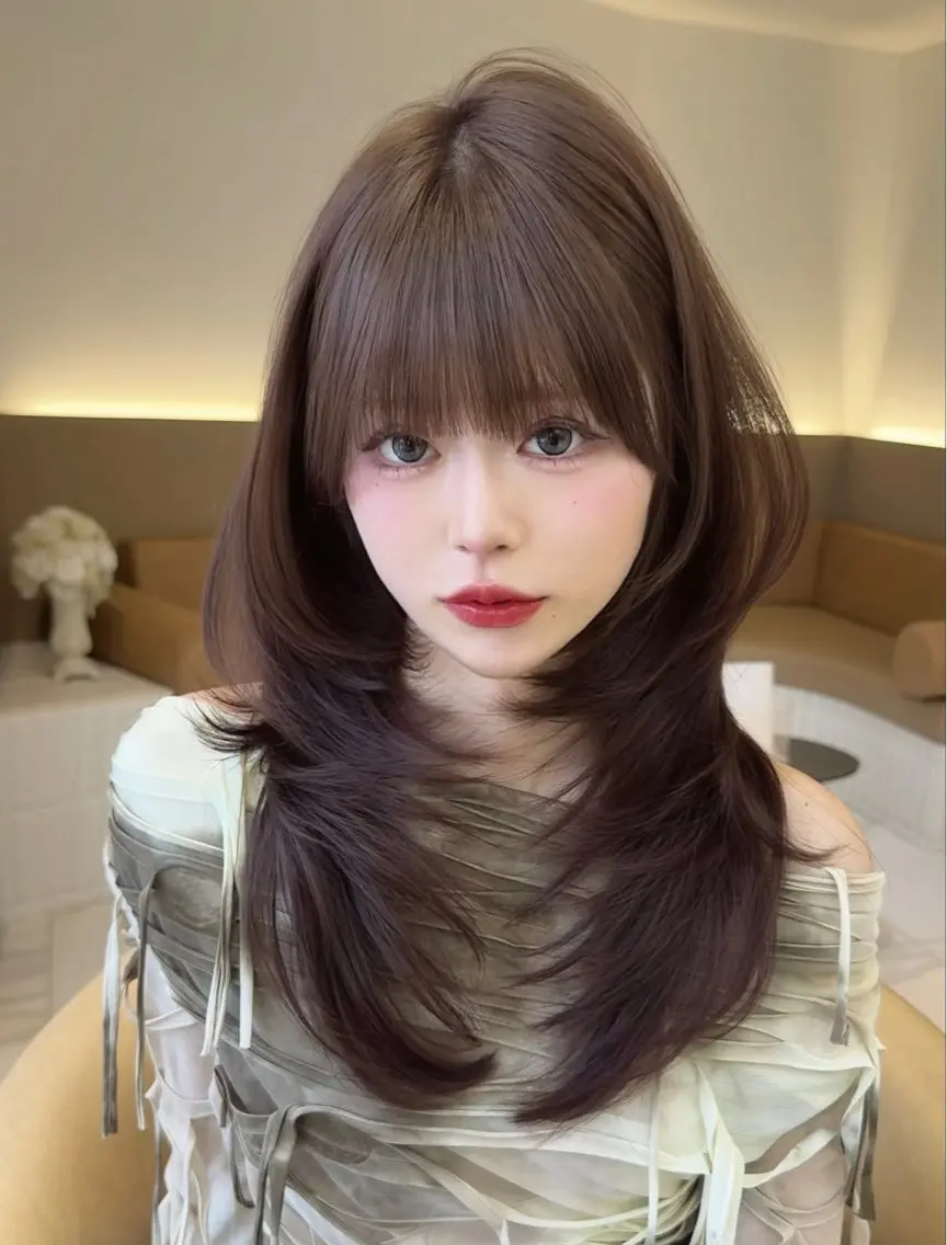ミディアム ヘアカラー トリートメント Airi/ブリーチ なし艶カラー♡のヘアスタイル