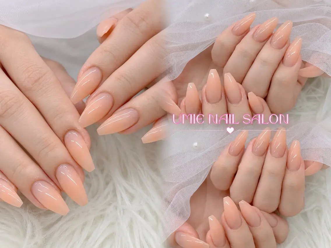 ネイル フットネイル フレンチネイル グラデーション キラキラネイル 韓国ネイル ハンドネイル UMIE NAIL SALONのネイルデザイン