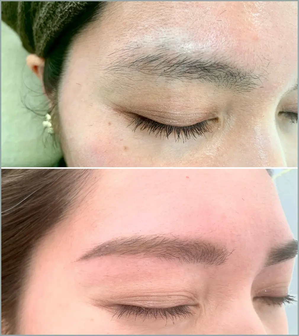 ヘアカット＋眉ワックス脱毛の写真