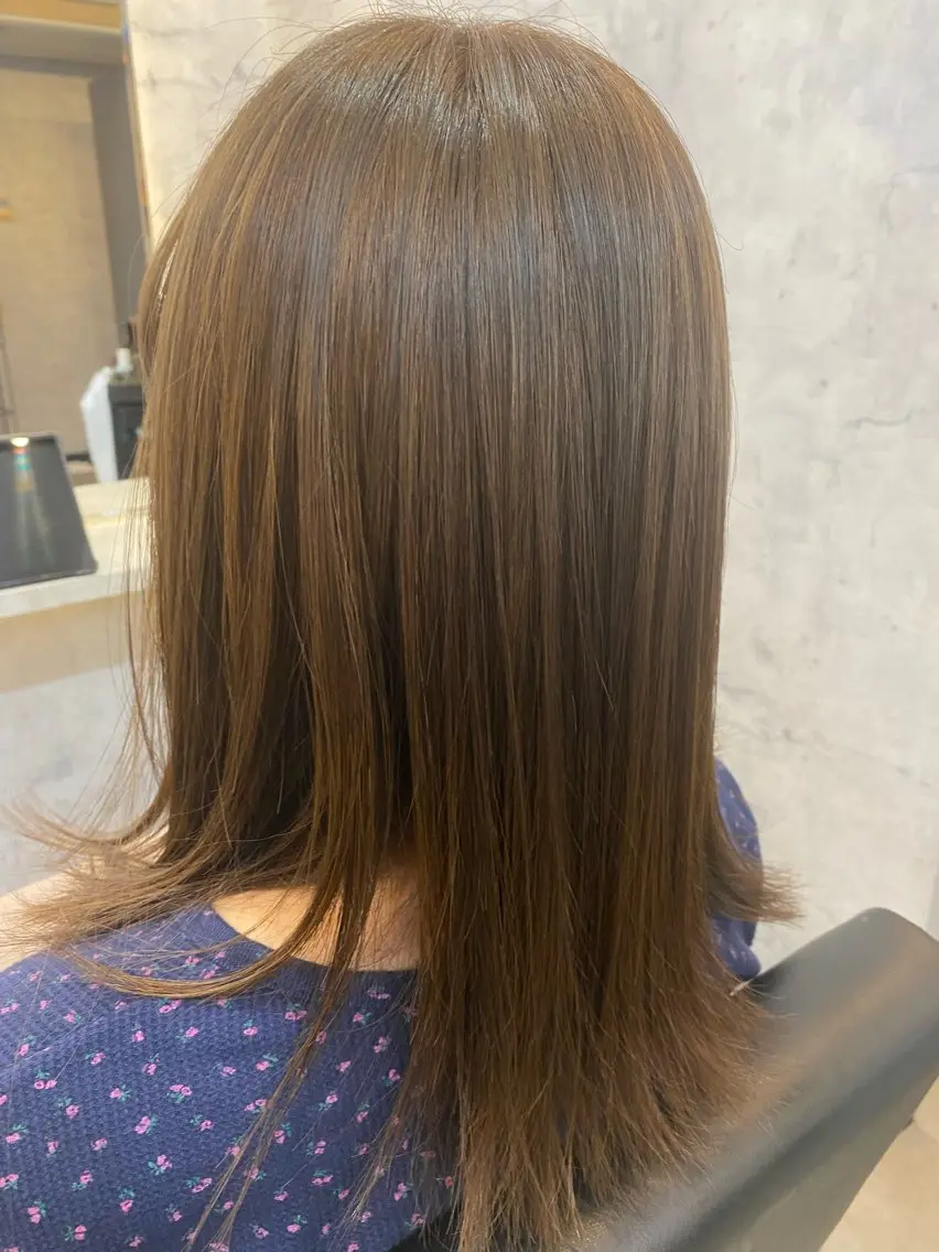 ミディアム ひばりヶ丘美容室 カット石井里佳のヘアスタイル