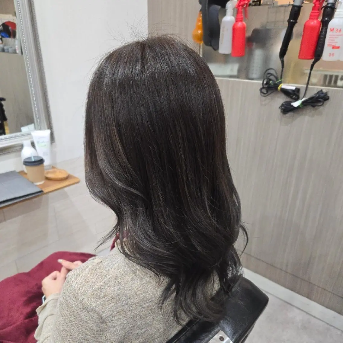 カラー ヘアカラー 暖色🍎透明感カラー 🩵小林かりんのヘアスタイル