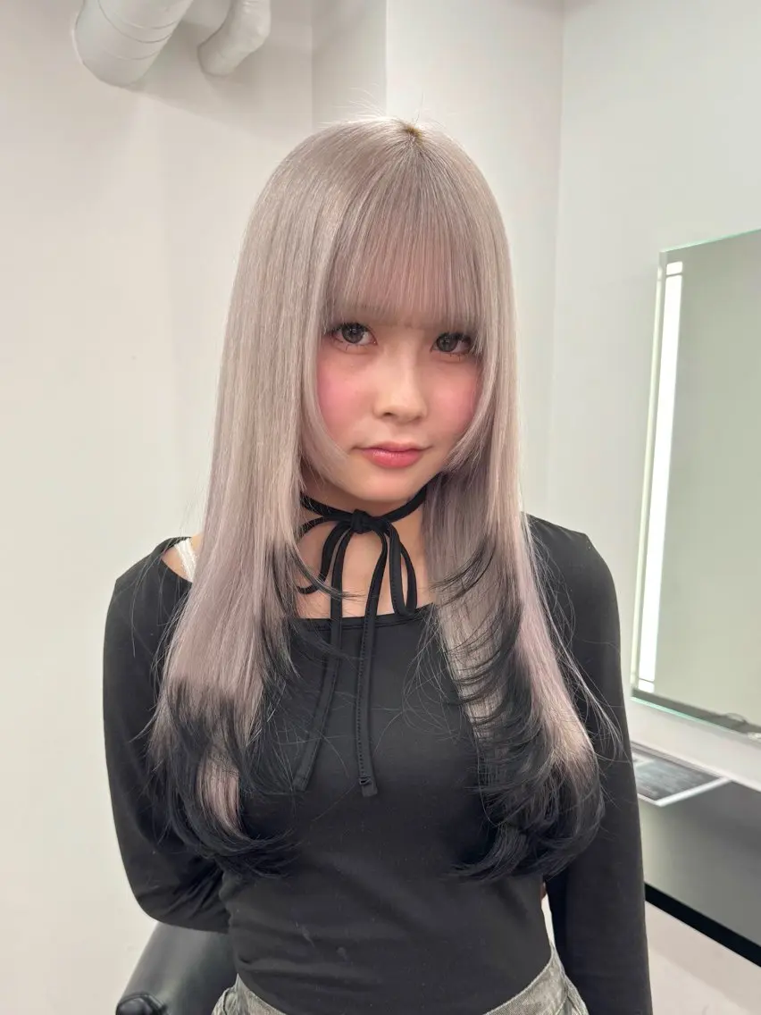 ロング カラー ブリーチ ダブルカラー ロング トリートメント ❤️‍🔥池袋 / shu❤️‍🔥のヘアスタイル