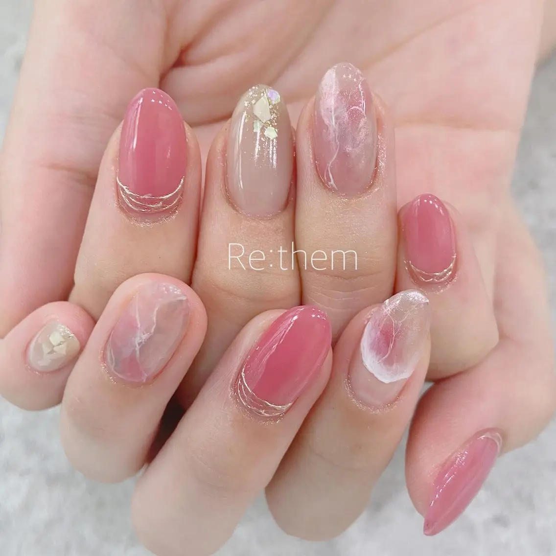 ネイル ハンドネイル ネイリスト SAEKOのネイルデザイン