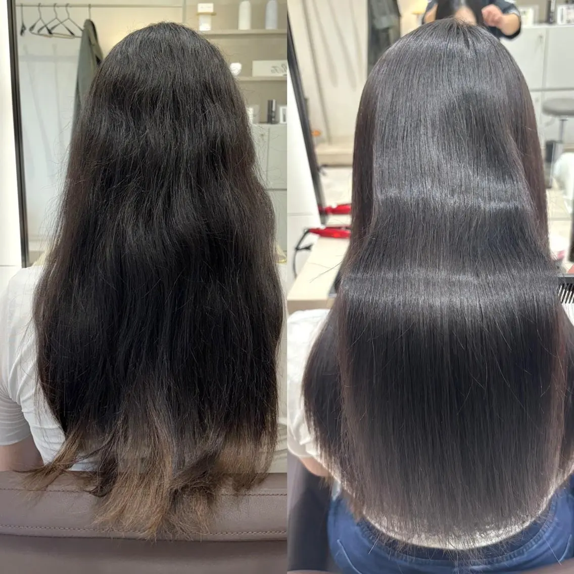 ロング トリートメント EIGHT plum TOKIOリミテッドのヘアスタイル