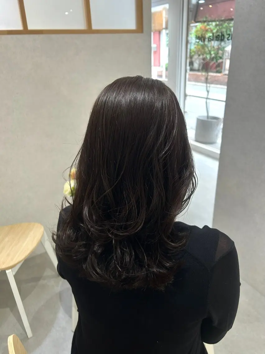 セミロング Mao 🎀bob Oliveカラー🌿のヘアスタイル