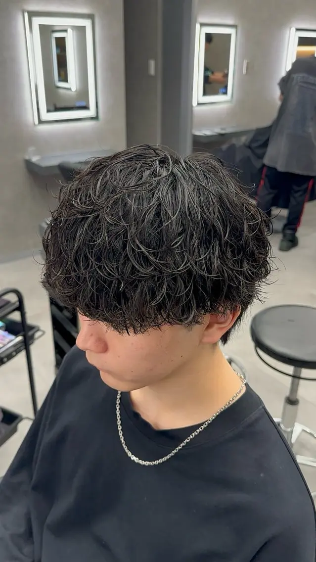 カラー パーマ メンズ メンズパーマ カット パーマ 札幌メンズ指名 No. 1/光👑のヘアスタイル