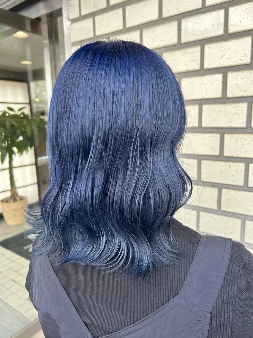 セミロング ヘアカラー ショート・ボブ 🌈chinaのヘアスタイル