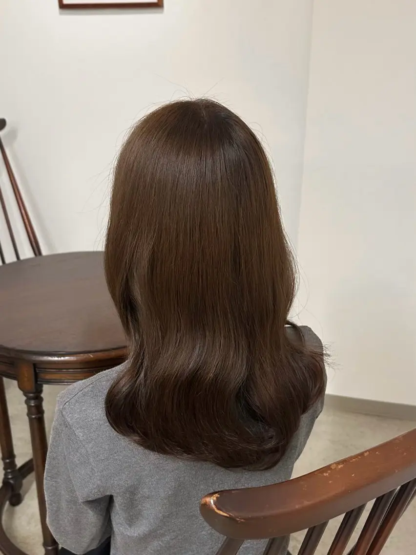セミロング カラー カット ヘアカラー 千春🎀 /qualiaのヘアスタイル