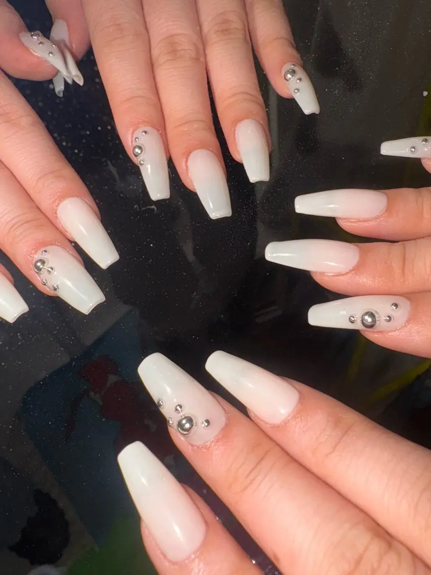 【オフなし】🧡Gel-x長さだし10本🧡ワンカラー🧡(小さいストーン無料)の写真