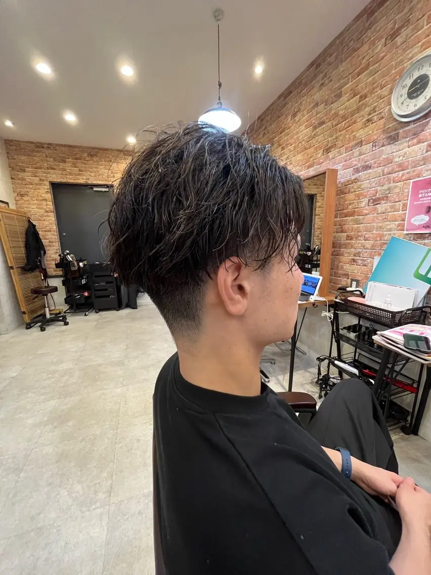 パーマ メンズ メンズパーマ メンズツイストパーマ ツイストパーマ 伊藤 颯太のヘアスタイル