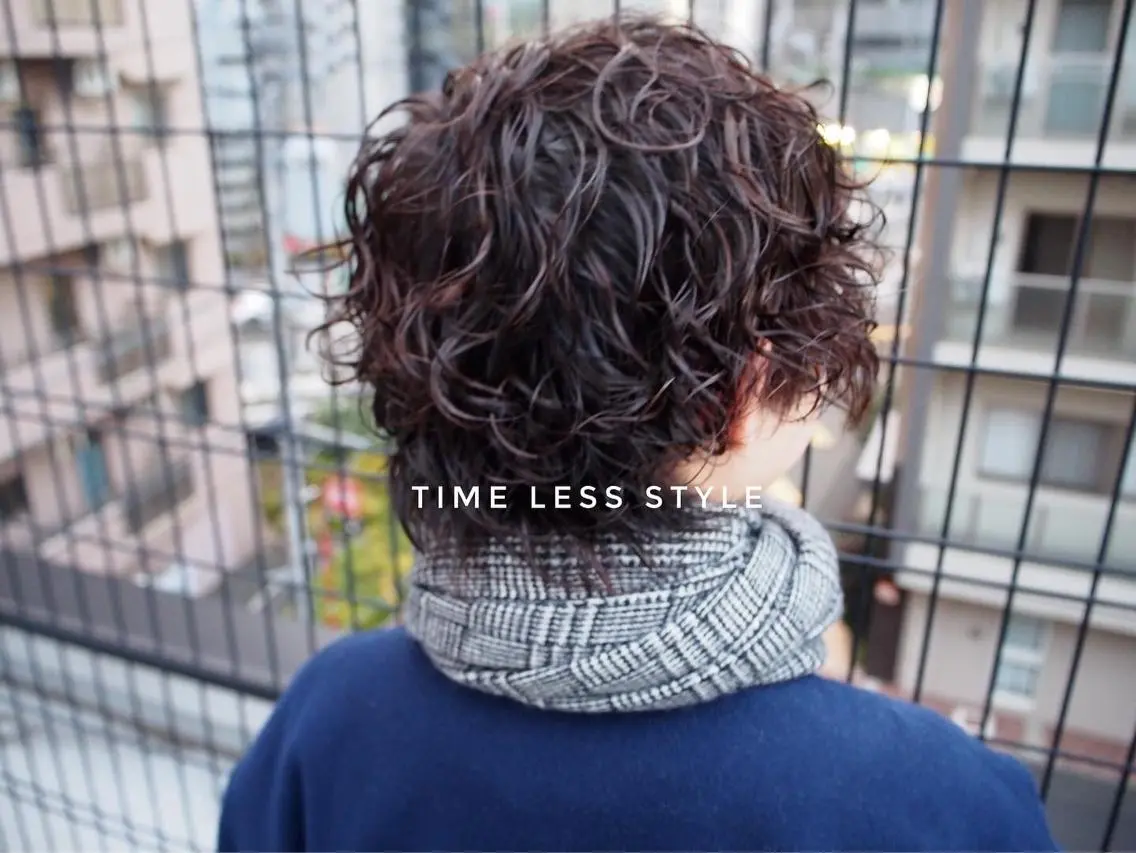 【メンズ】 bornカット+スパイラルパーマの写真