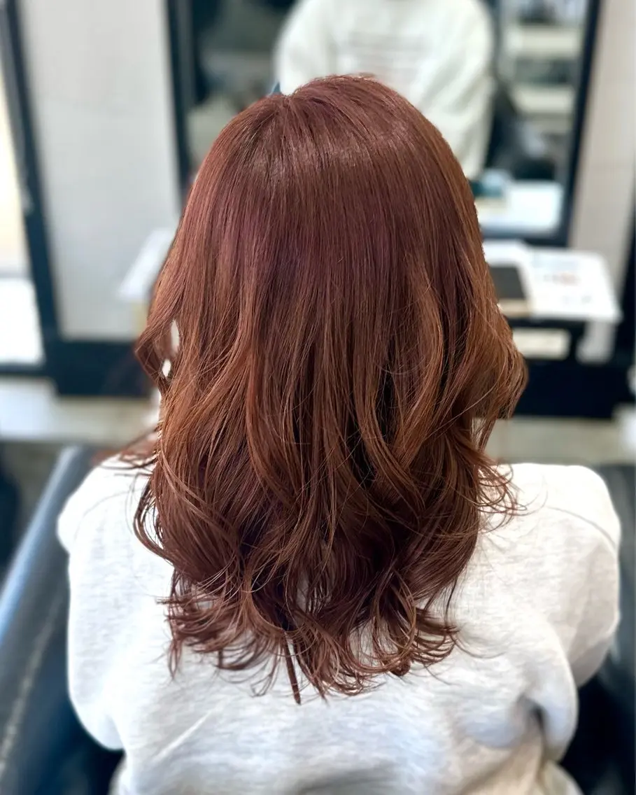 ミディアム ヘアカラー 🦋MAYUMI🦋 モデル募集中🌺のヘアスタイル