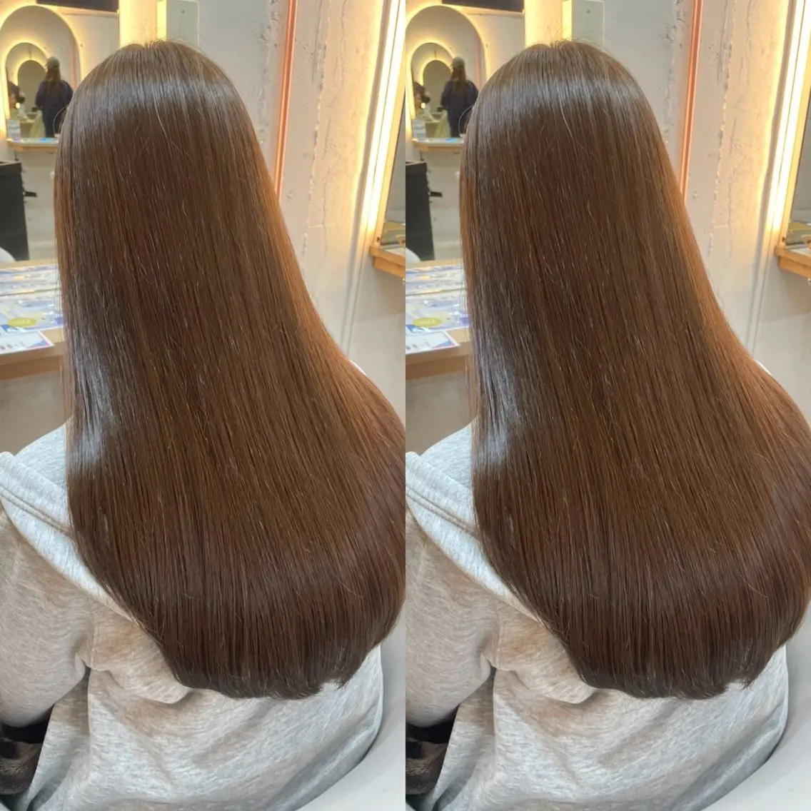 ロング カラー ブラウンカラー ロング カット ヘアカラー トリートメント カットモデル募集🍒 りおのヘアスタイル