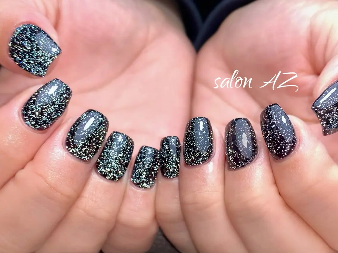ネイル 持ち込み オフィスネイル スカルプネイル ハンドネイル salon AZ NANAのネイルデザイン