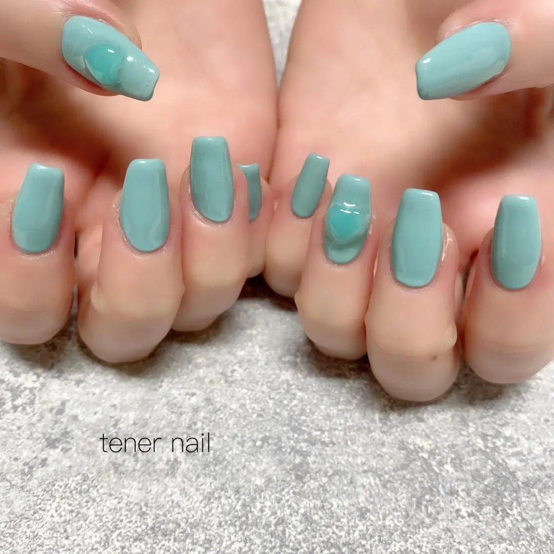 ネイル ハート テネルネイル tener nailのネイルデザイン