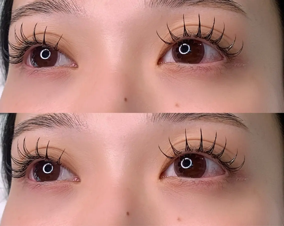 マツエク・マツパ フラットラッシュ Eyelash Salon IROのマツエク・マツパデザイン