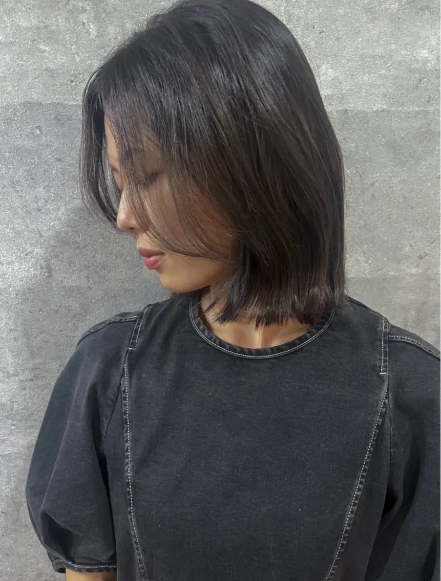 ミディアム カット ヘアカラー Grow by NYNY 田代 紀恵のヘアスタイル