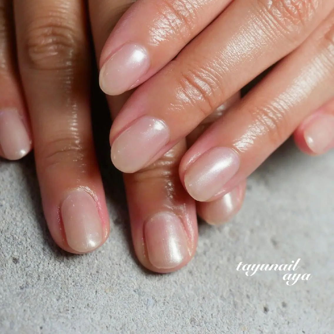ネイル ブルー ジェルネイル ワンカラーネイル パラジェル 春ネイル ネイルサロン 【たゆnail】のネイルデザイン