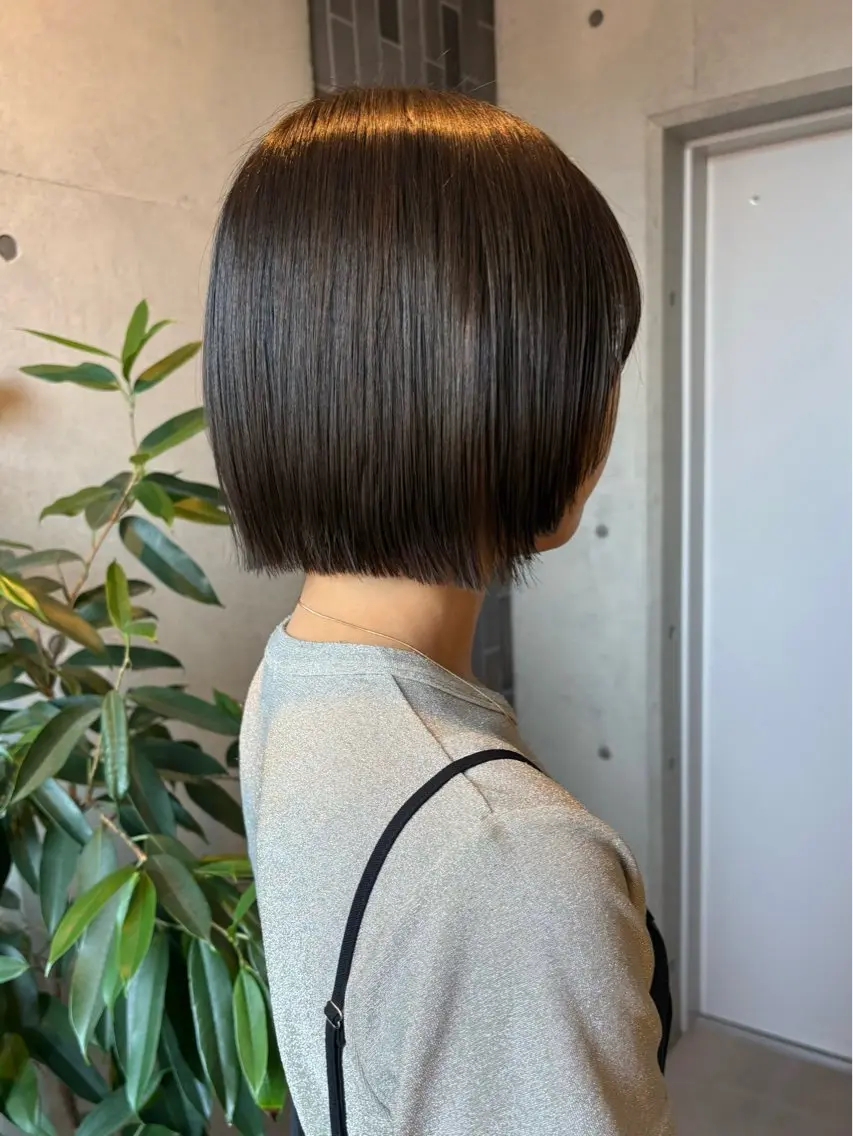 ショート カット ヘアカラー nanami /ボブ/透明感カラーのヘアスタイル