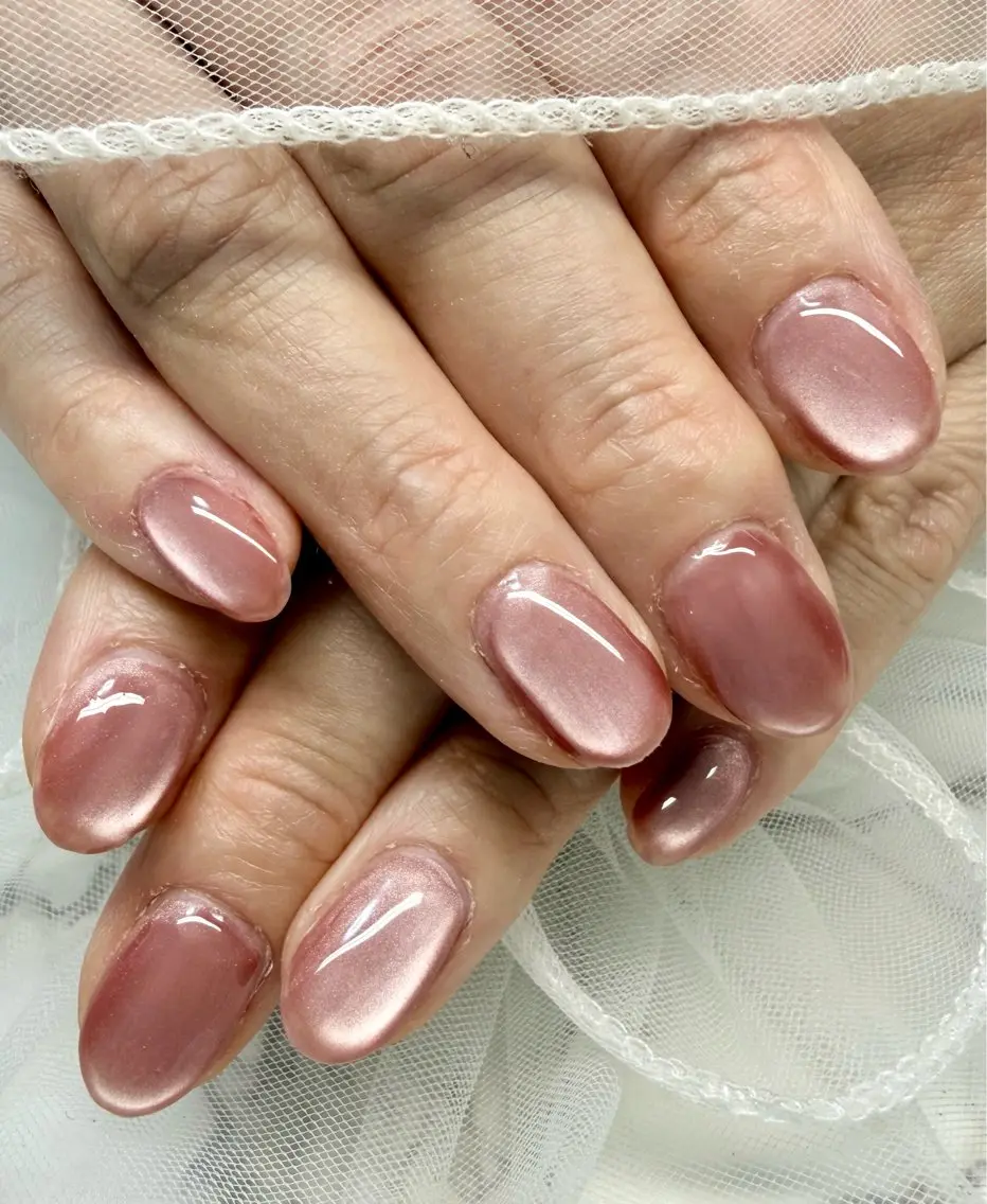ネイル アートネイル チークネイル フラッシュネイル フラッシュマグ フレンチネイル Mai’s nailのネイルデザイン