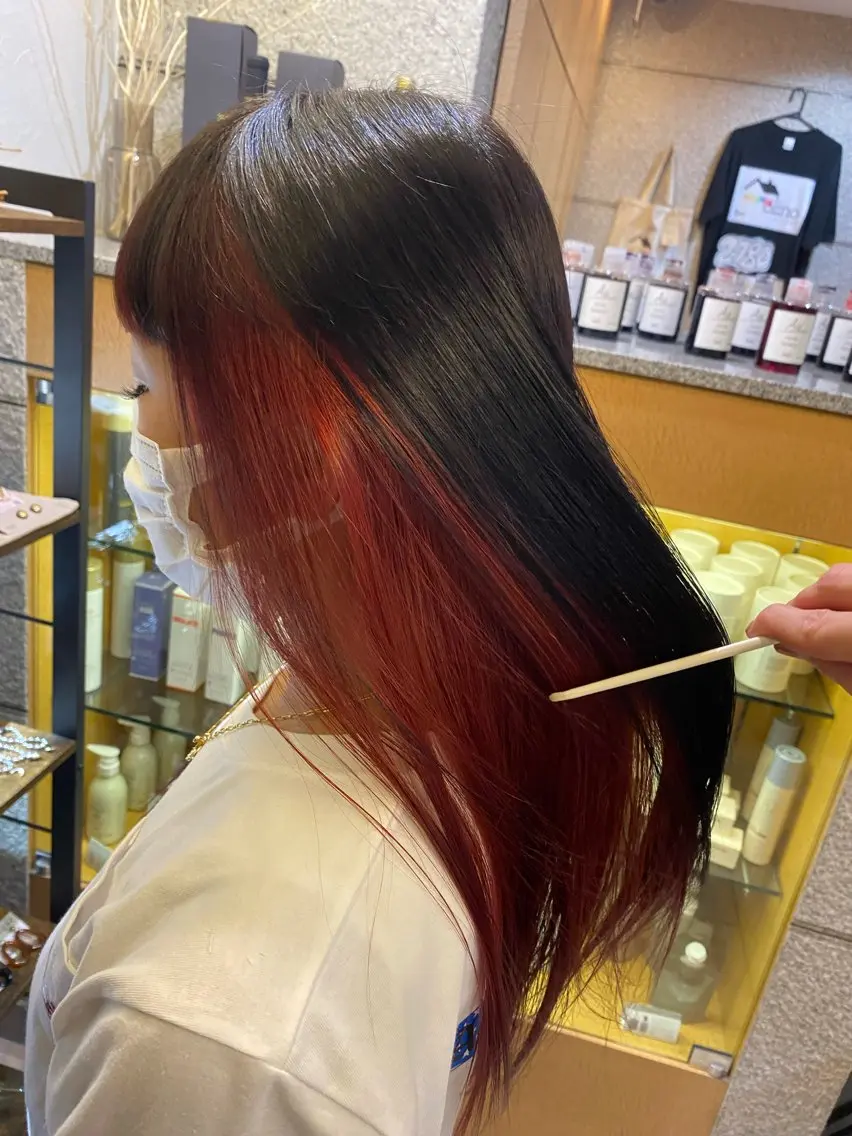 セミロング カラー ヘアカラー 西田辺/ タカスナオヤのヘアスタイル
