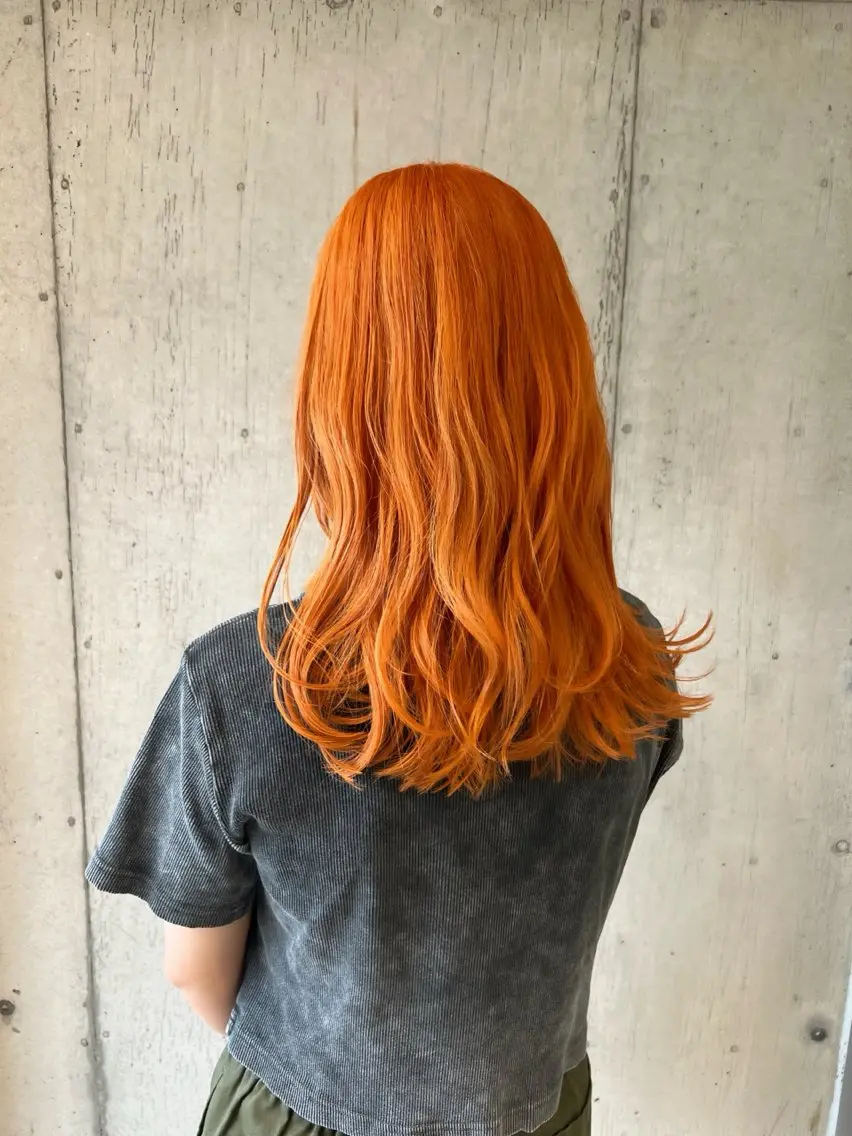 カラー カット ヘアカラー トリートメント ヘッドスパ 柔め透明感血色カラー 暖色/レイヤー/ゆいのヘアスタイル