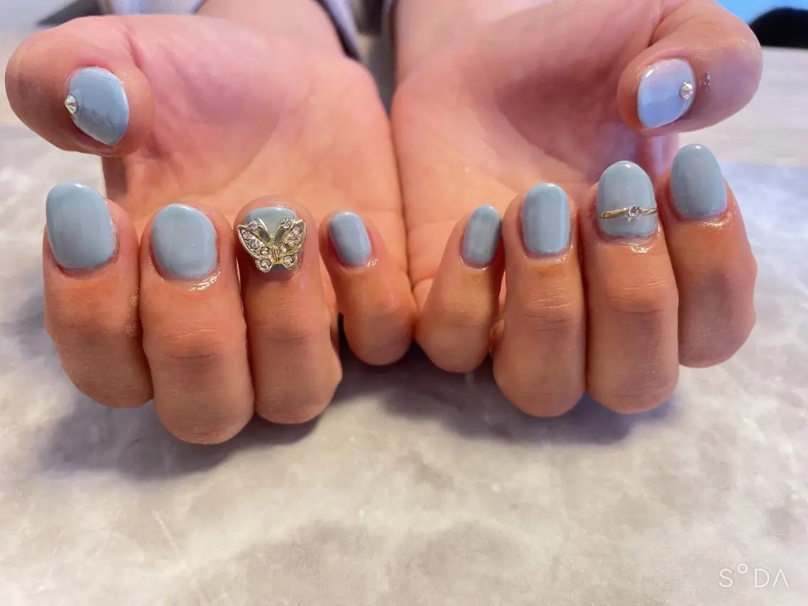 ネイル ワンカラーネイル Betty❤︎ ネイル＆よもぎ蒸しのネイルデザイン