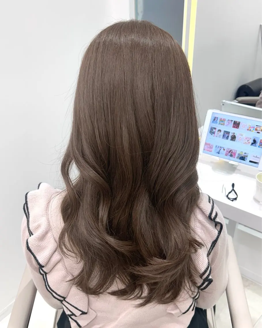 ロング カラー カット ヘアカラー トリートメント ダブルカラー髪質改善 /Annaのヘアスタイル