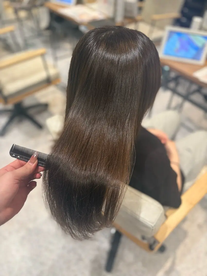 ロング カラー ブラウンカラー ヘアカラー ブリーチ/マツエク 𝓡𝓲𝓷🫧のマツエク・マツパデザイン