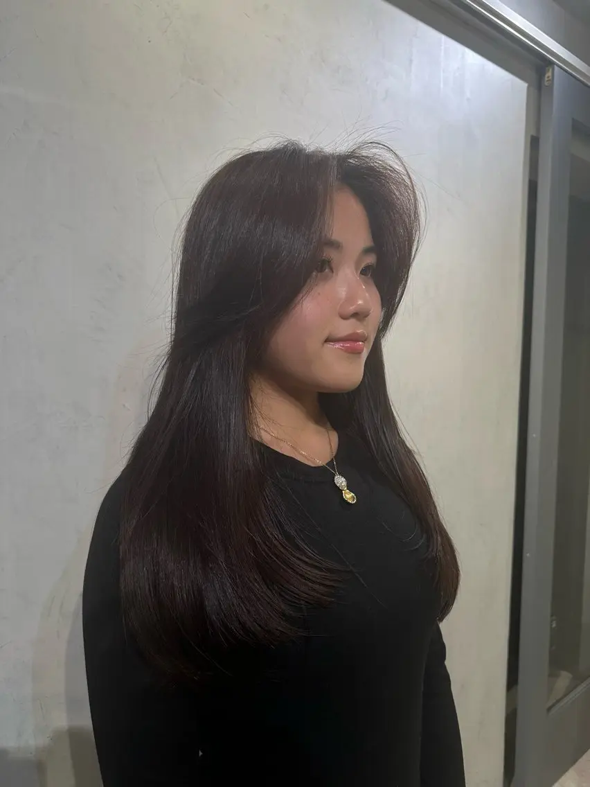 ロング 海外レイヤー鯉渕 【海外風メンズも◎】のヘアスタイル