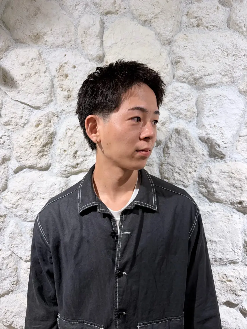 メンズ カット 松本 威武のヘアスタイル