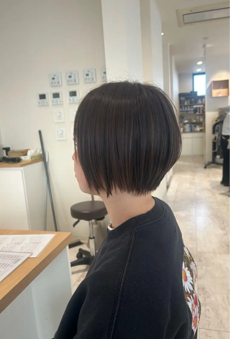 ショート ショートボブ ボブ ショートヘア カット 渡辺 望愛のヘアスタイル