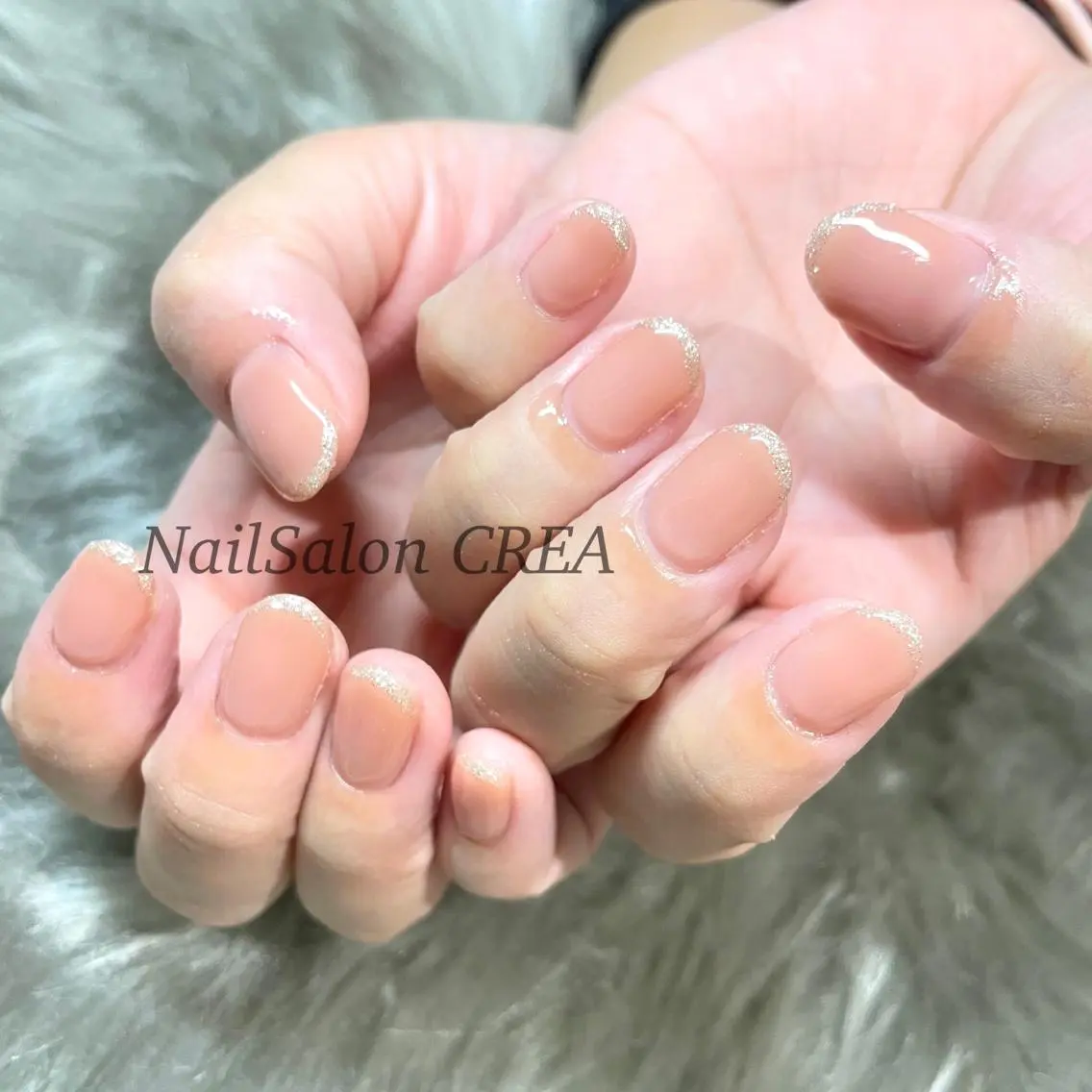ネイル ラメ(グリッター) NailSalon CREAのネイルデザイン