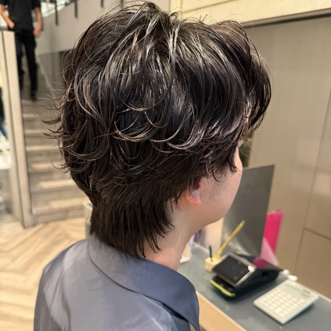 パーマ メンズ カット パーマ 鈴木 美香のヘアスタイル
