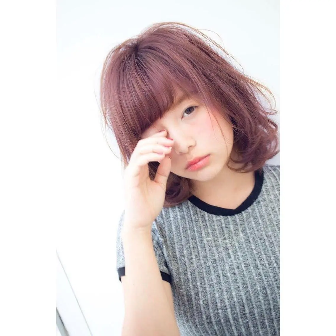 ミディアム カラー 内藤 達也のヘアスタイル
