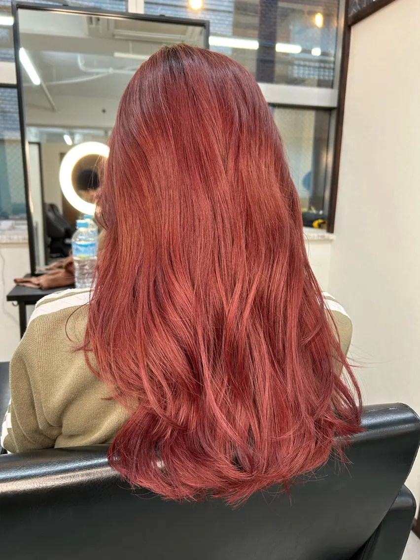 ロング カラー イルミナカラー ◎ブリーチ・レイヤー 特化TOSHIKI◎のヘアスタイル