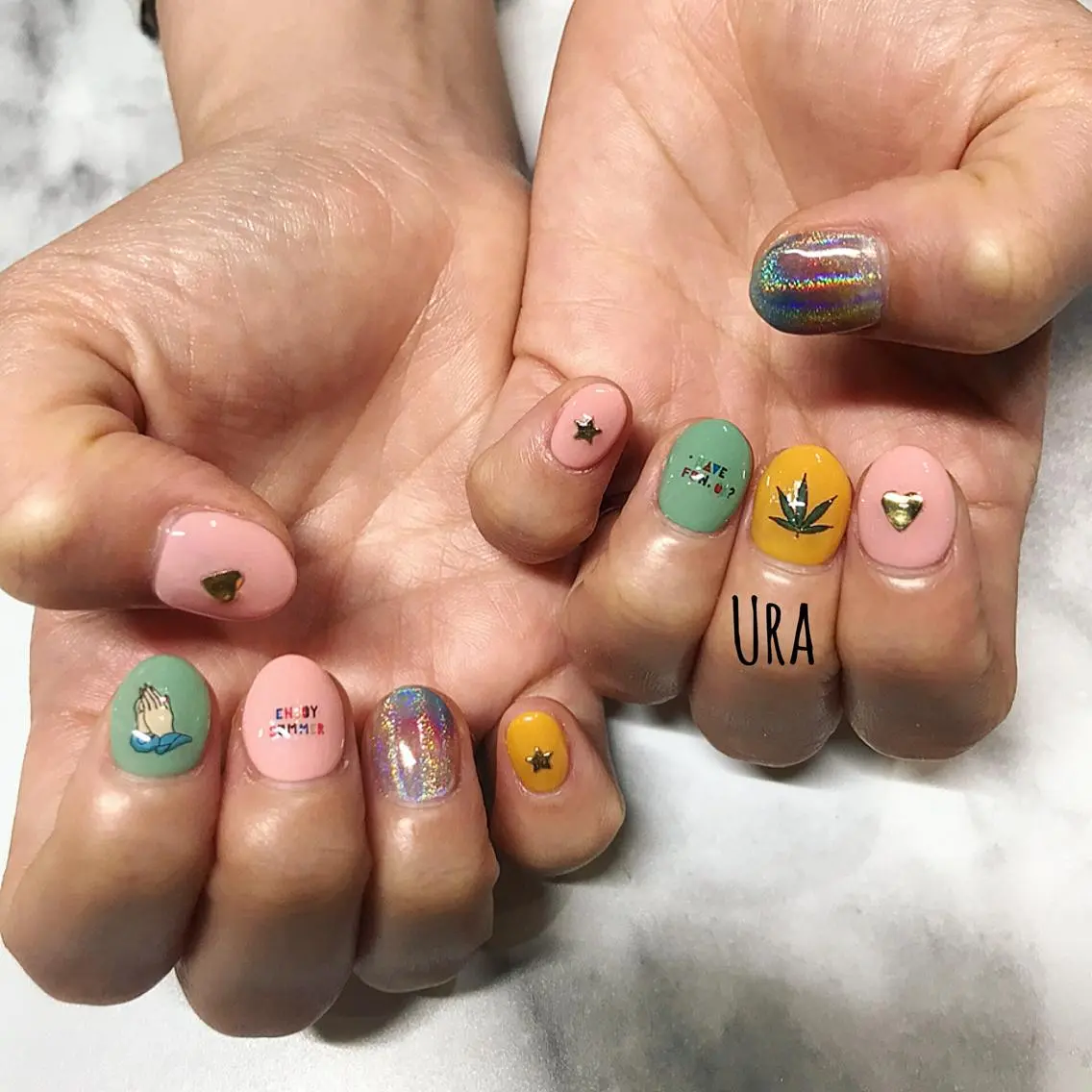 ネイル ハンドネイル UrakoNail 《nail》のネイルデザイン
