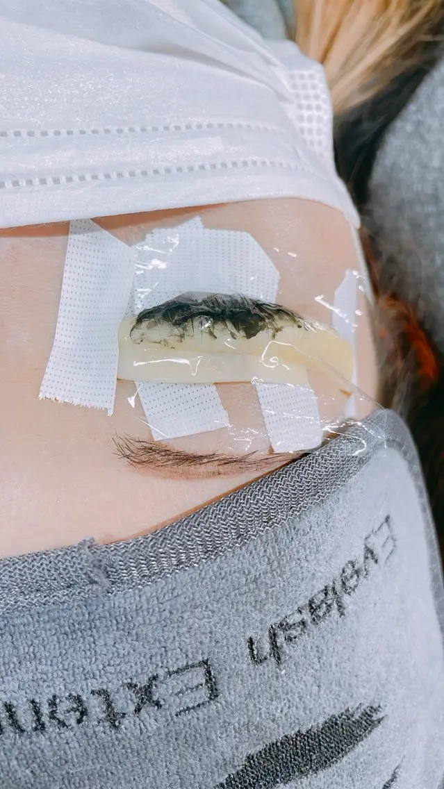 マスカラパーマの写真