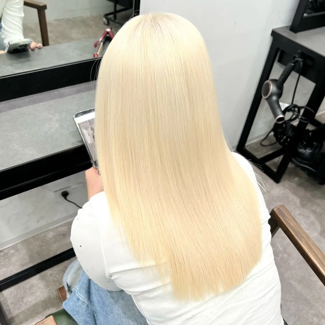 セミロング ヘアカラー トリートメント 原宿/ブリーチ特化/ RYUTOのヘアスタイル