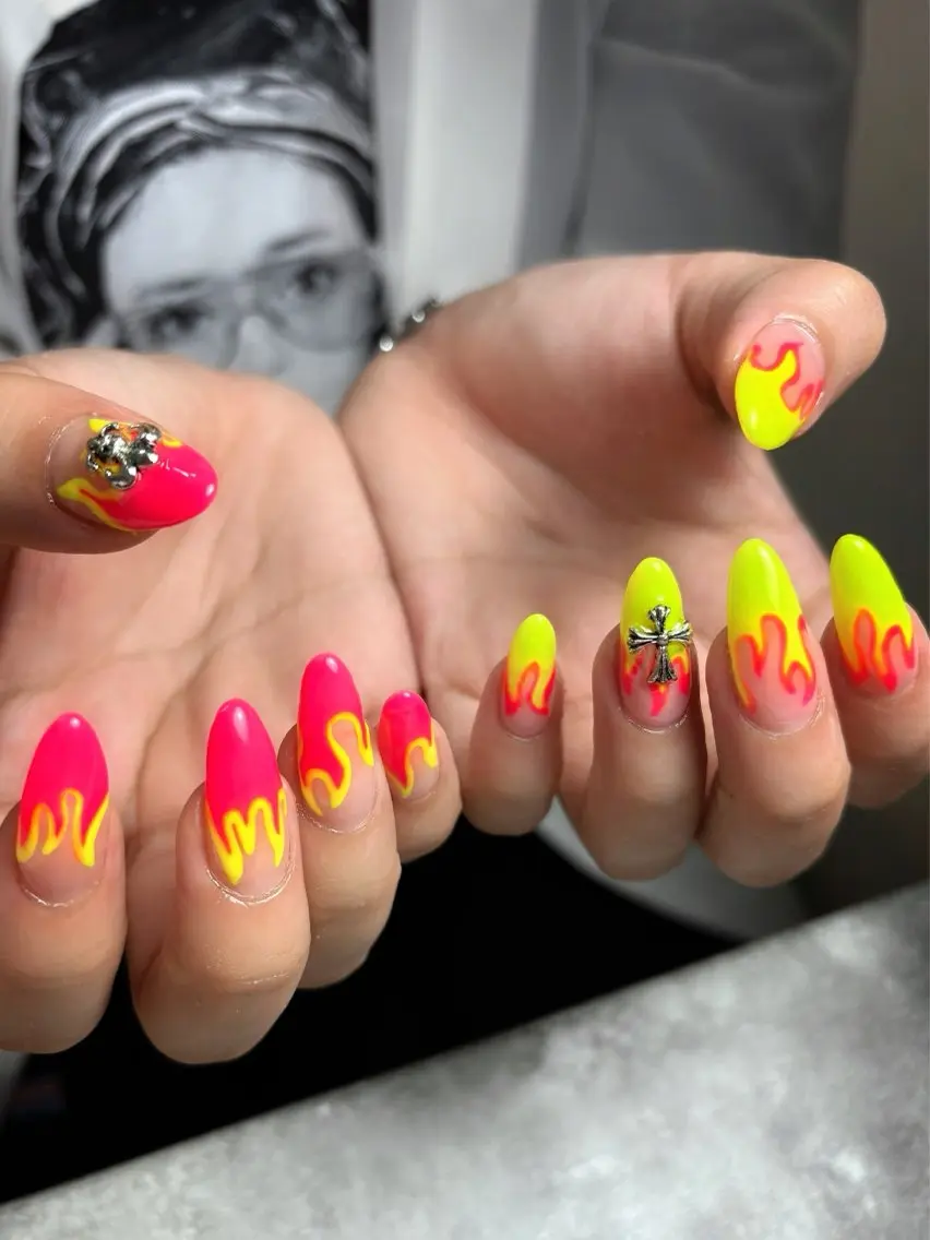 ネイル ハンドネイル Qmu nail まりなのネイルデザイン