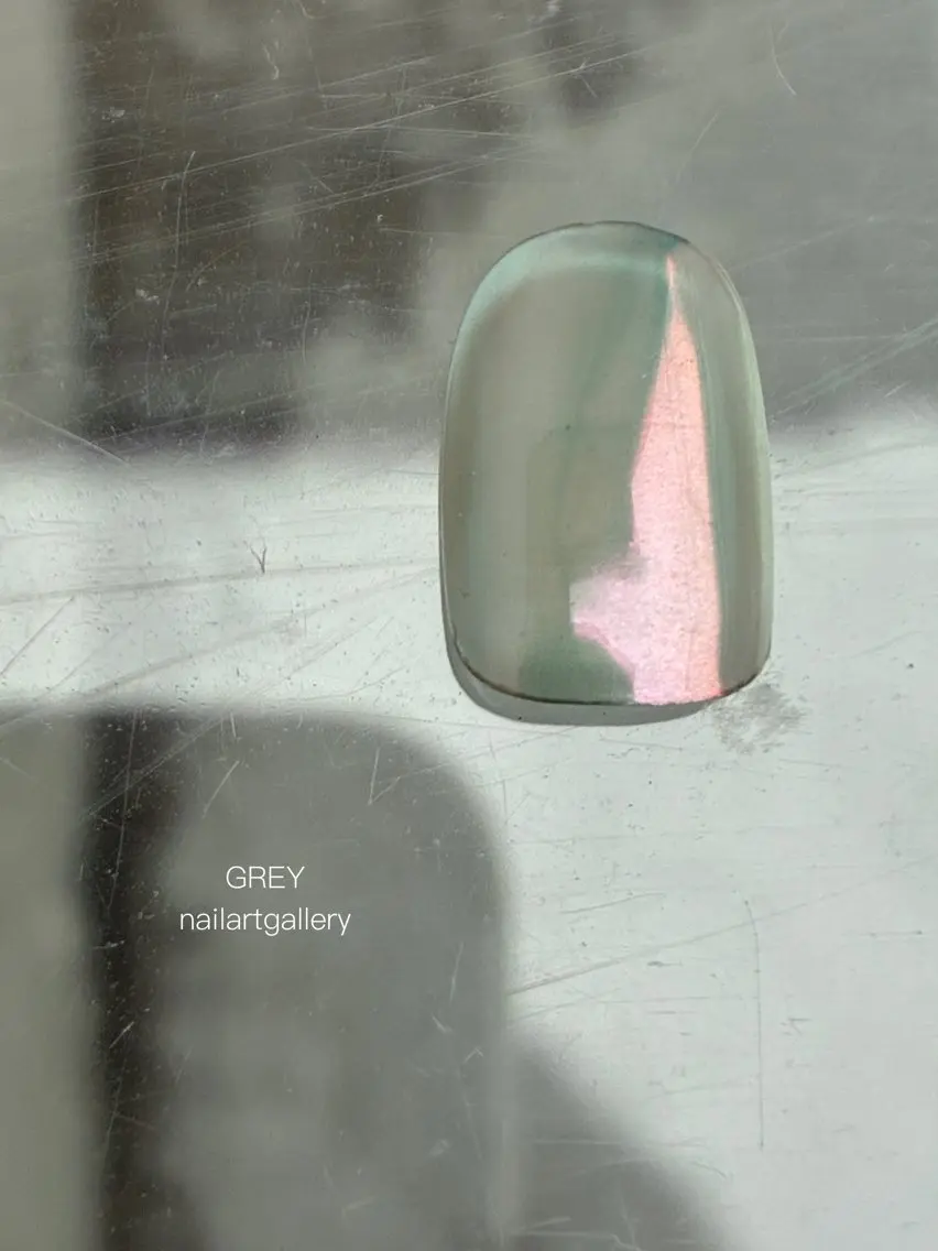 ネイル シンプルネイル ハンドネイル 【GREY】 TAIRAのネイルデザイン