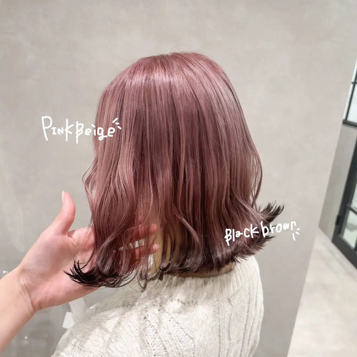 ショート カラー ピンクカラー カット ヘアカラー regalo Acari🍎のヘアスタイル