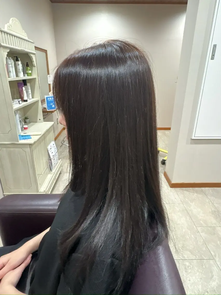 ロング カラー 透明感カラー グレージュ ラベンダーカラー ラベンダーグレージュ ラベンダーグレー ヘアカラー 松根 あや🐈‍⬛のヘアスタイル