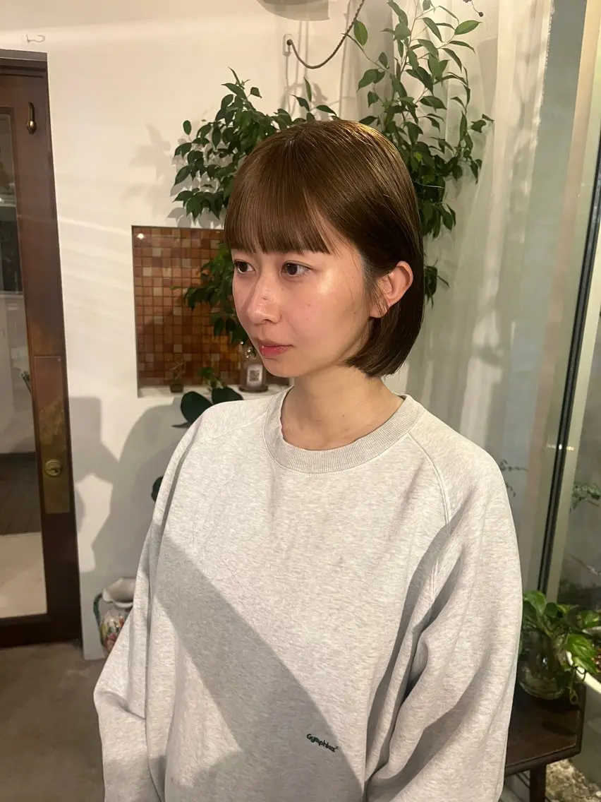 ショート 柴田 さくら/パーマモデルのヘアスタイル