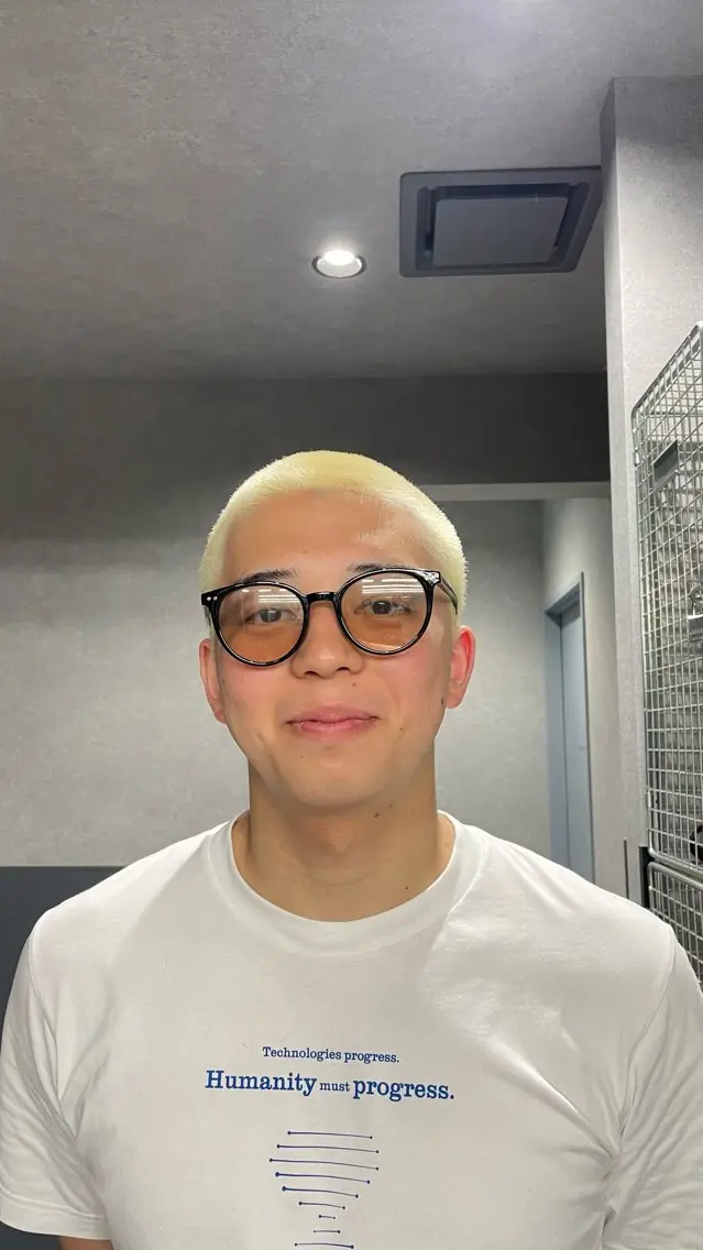 ショート カラー メンズ 水野 ハルトのヘアスタイル