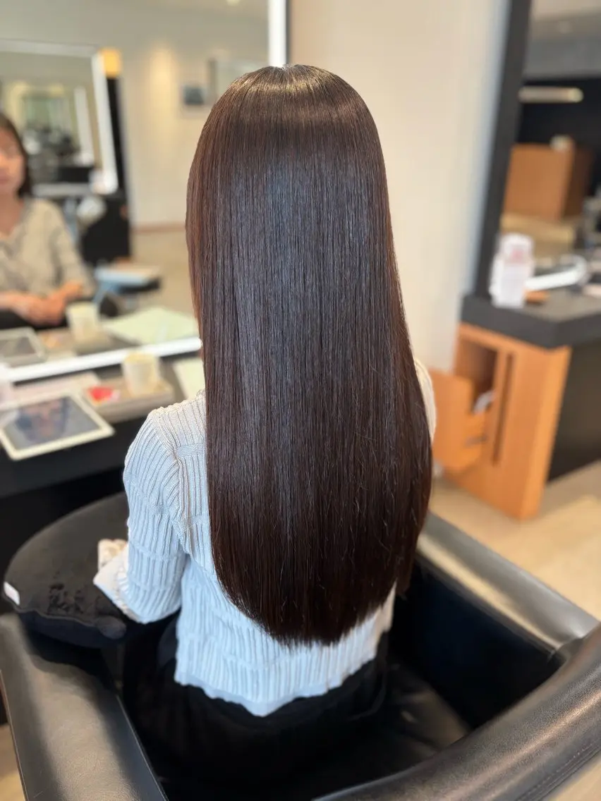 ロング 髪質改善 髪質改善・水素カラー ARIA（ému）のヘアスタイル